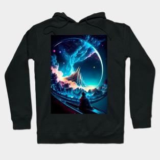 Cosmic Chaos, Magical Landscapes Hoodie